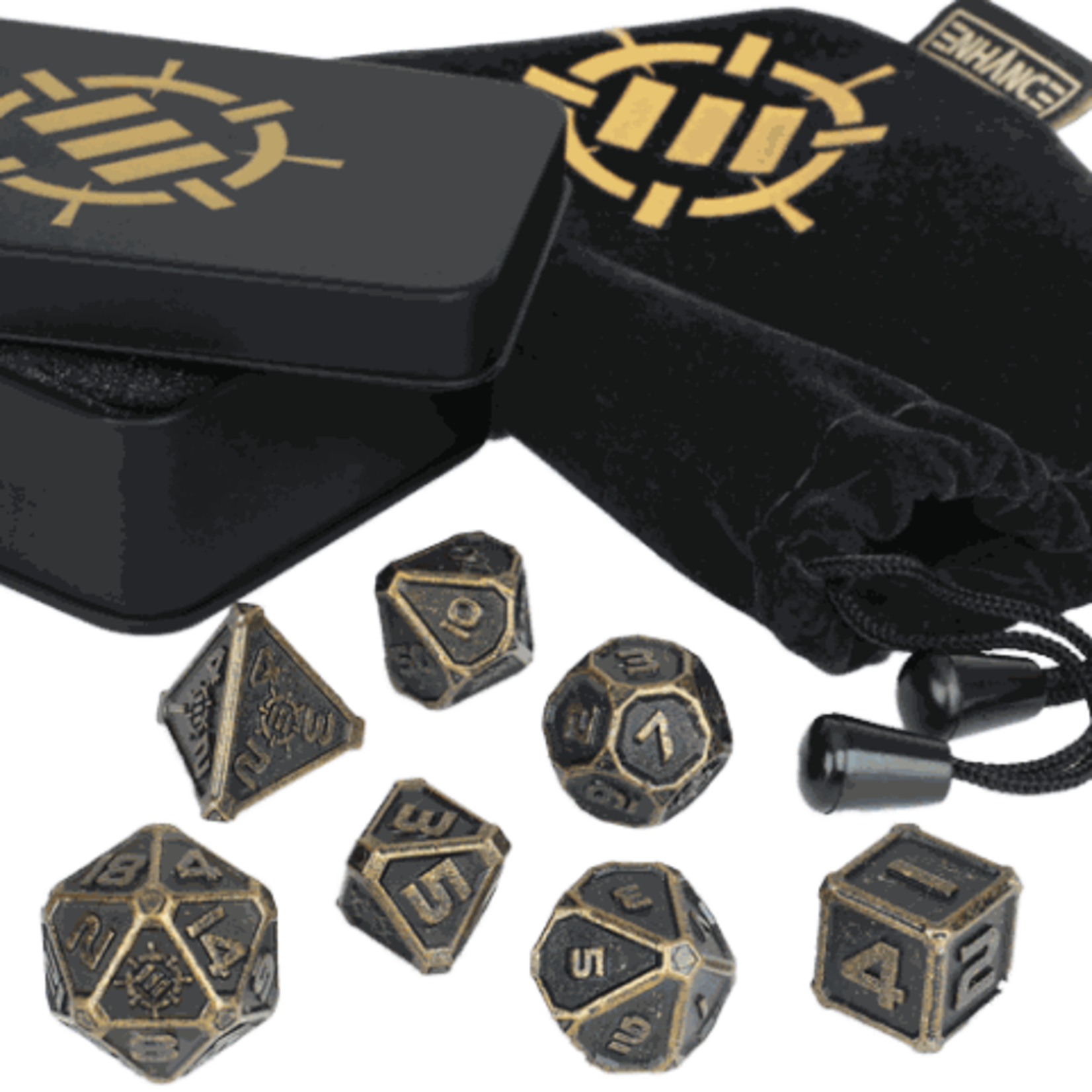 Enhance Enhance Metal RPG Dice Set