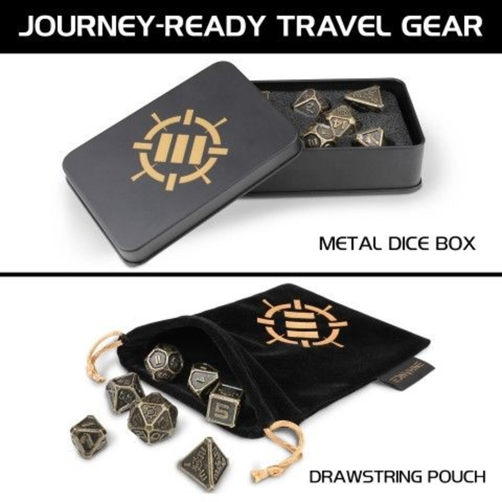 Enhance Enhance Metal RPG Dice Set