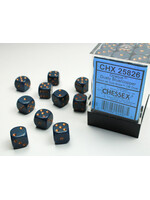 Chessex Chessex 36 x D6 Set Opaque 12mm - Dusty Blue/Copper