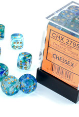 Chessex Chessex 36-Die Set Nebula 12mm - Oceanic/Gold