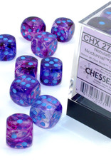 Chessex Chessex 12 x D6 Set Nebula 16mm - Nocturnal/Blue
