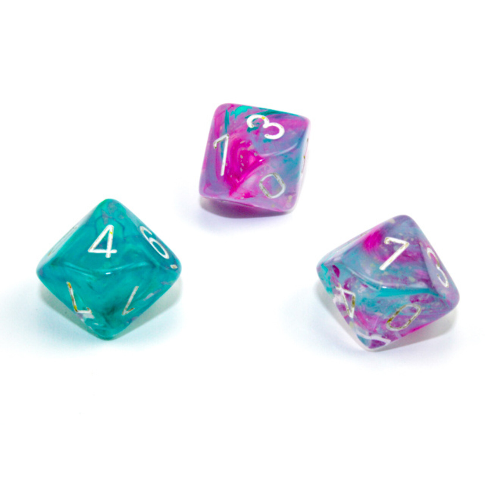 Chessex Chessex 10 x D10 Set Nebula - Wisteria/White **