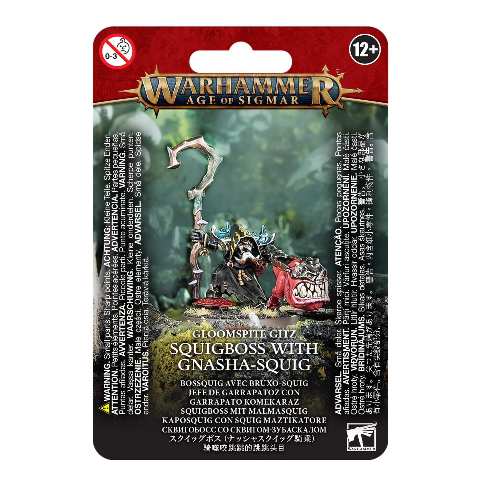 Games Workshop Gloomspite Gitz Squigboss with Gnasha-Squig