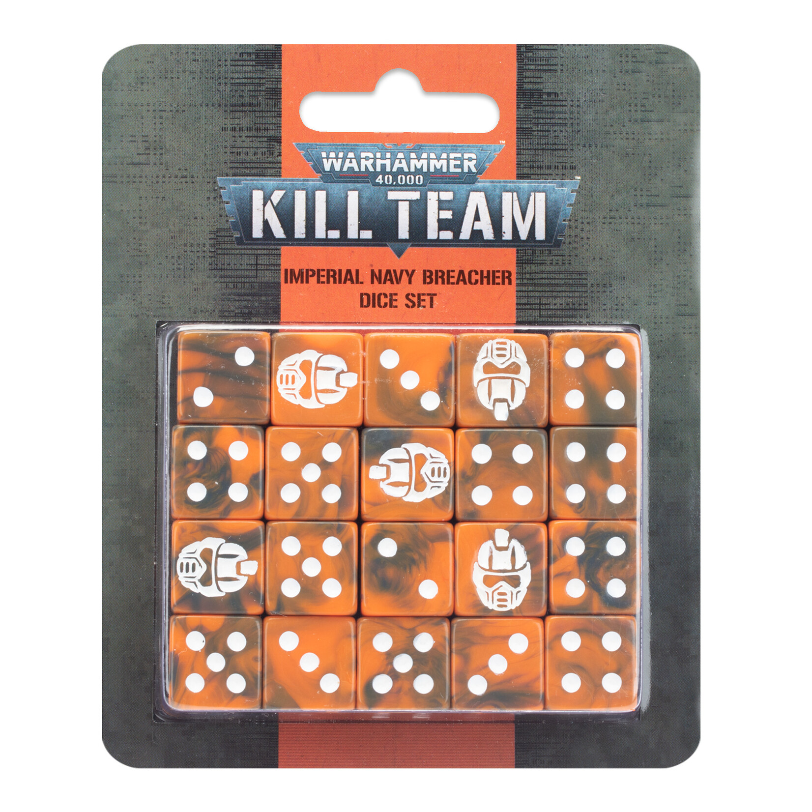 Games Workshop Kill Team:  Imperial Navy Breacher Dice Set