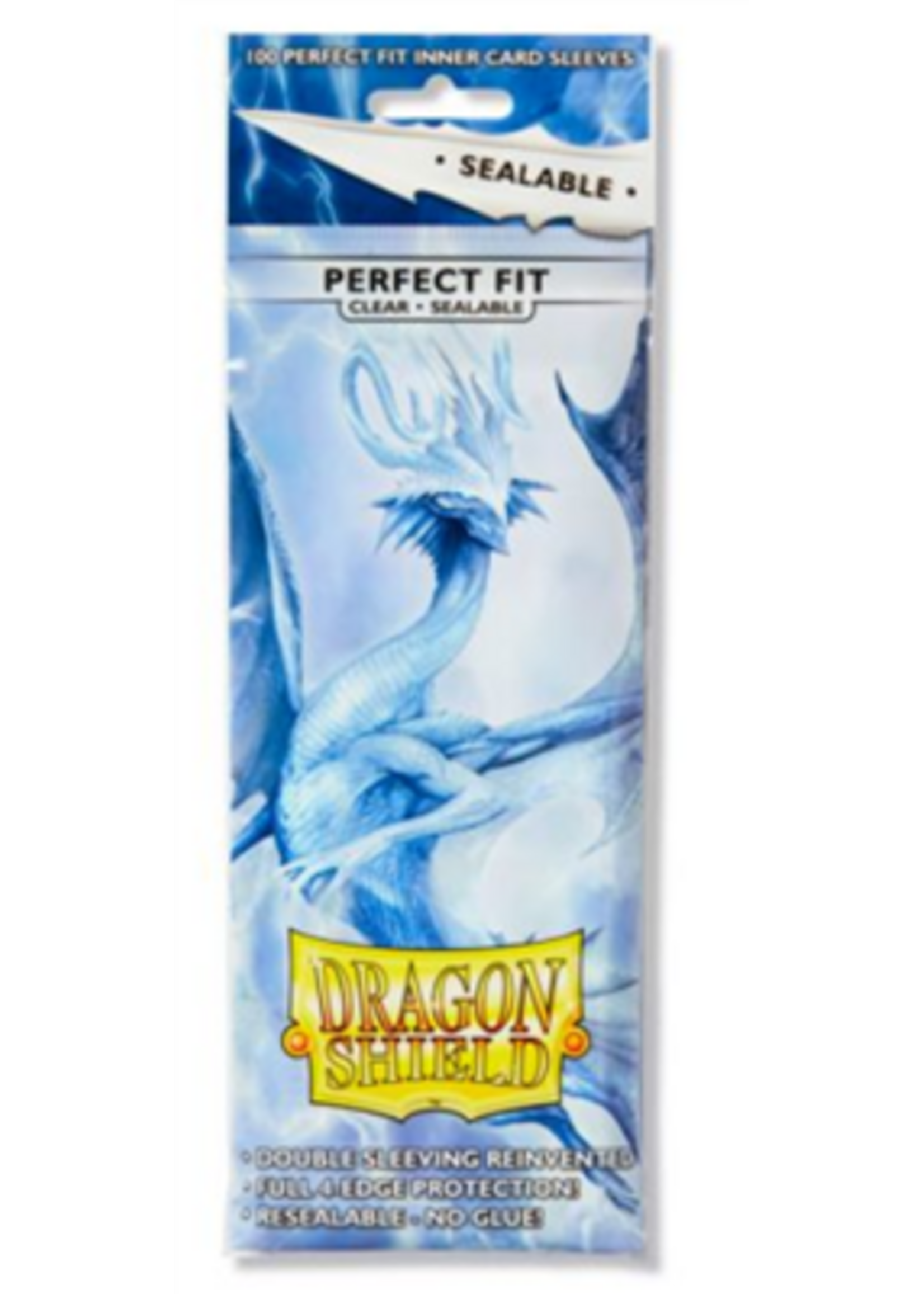 Dragonshield Dragonshield 100 Resealable Sleeves Perfect Fit Standard Clear