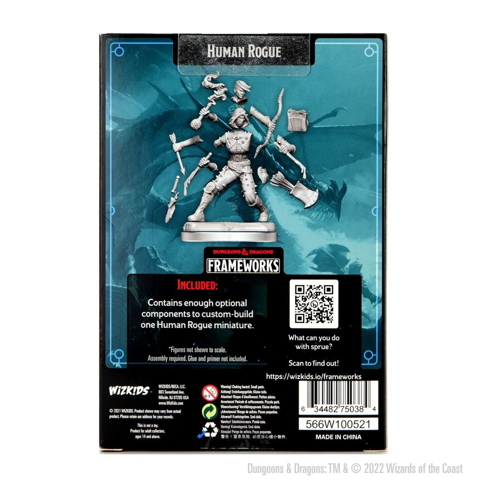 Wizkids D&D Frameworks Human Rogue Female