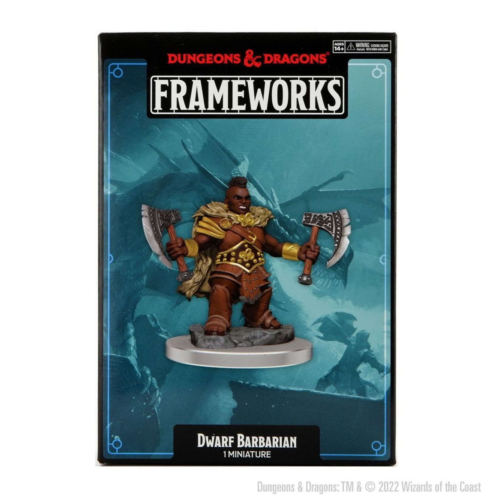 Wizkids D&D Frameworks Dwarf Barbarian Female