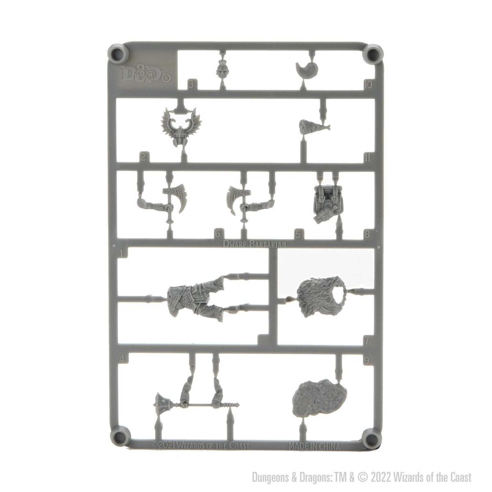 Wizkids D&D Frameworks Dwarf Barbarian Female