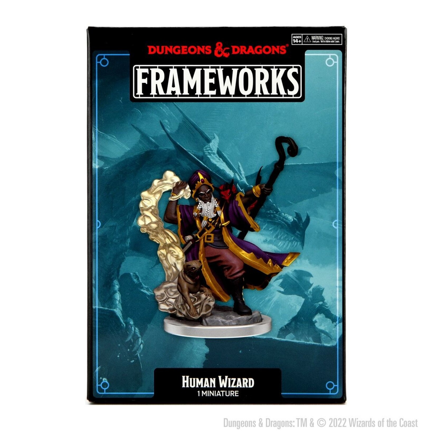 Wizkids D&D Frameworks Human Wizard Male