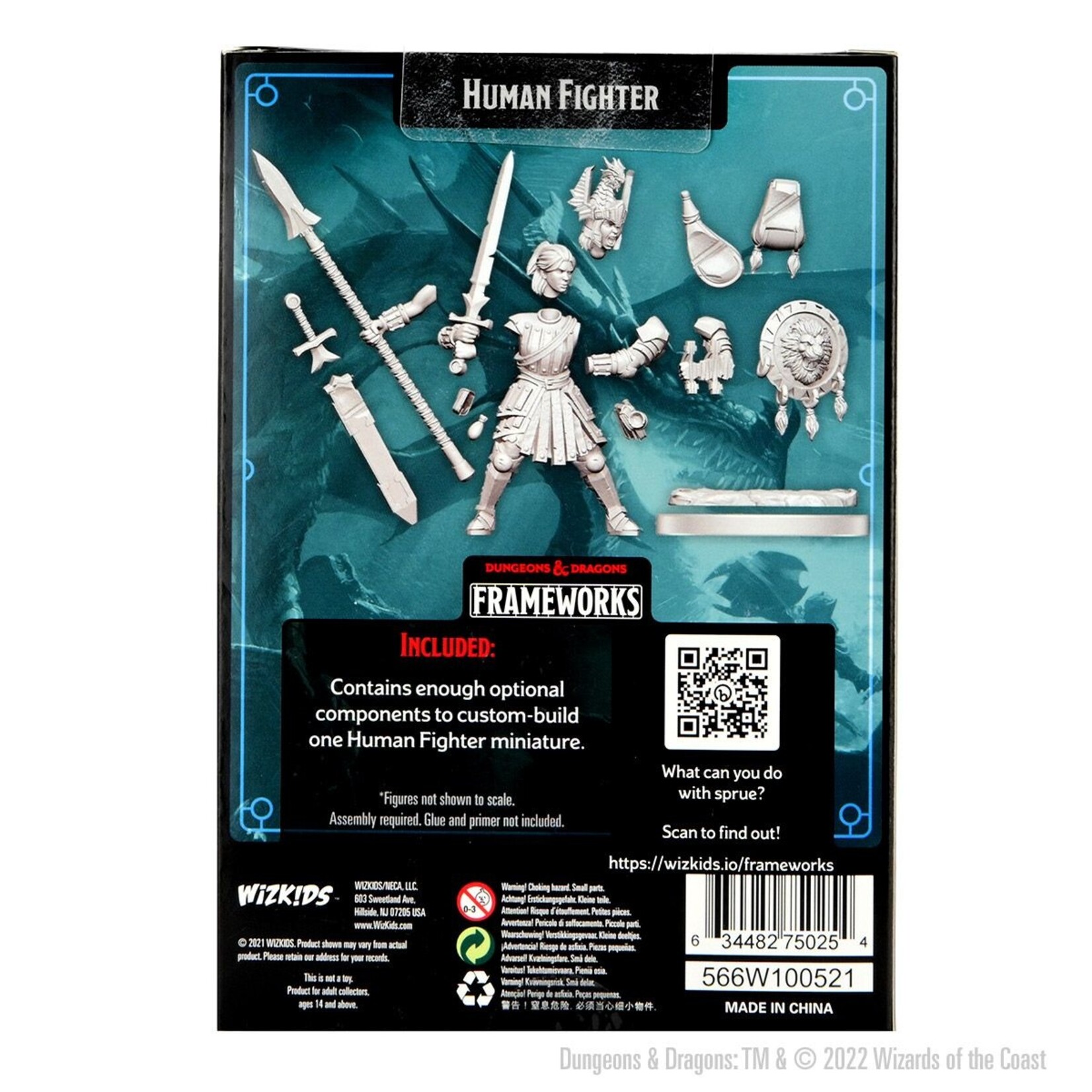 Wizkids D&D Frameworks  Human Fighter Female