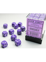 Chessex Chessex 36 x D6 Set Opaque 12mm - Purple/White