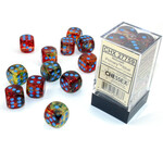 Chessex Chessex 12 x D6 Set Nebula 16mm - Primary/Blue