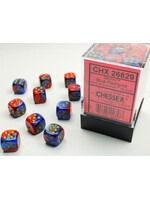 Chessex Chessex 36 x D6 Set Gemini 12mm - Blue-Red/Gold