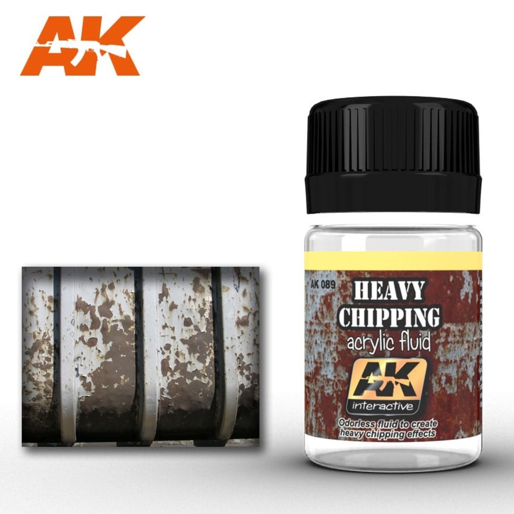 AK Interactive AK Heavy Chipping Acrylic Fluid (35 ml)