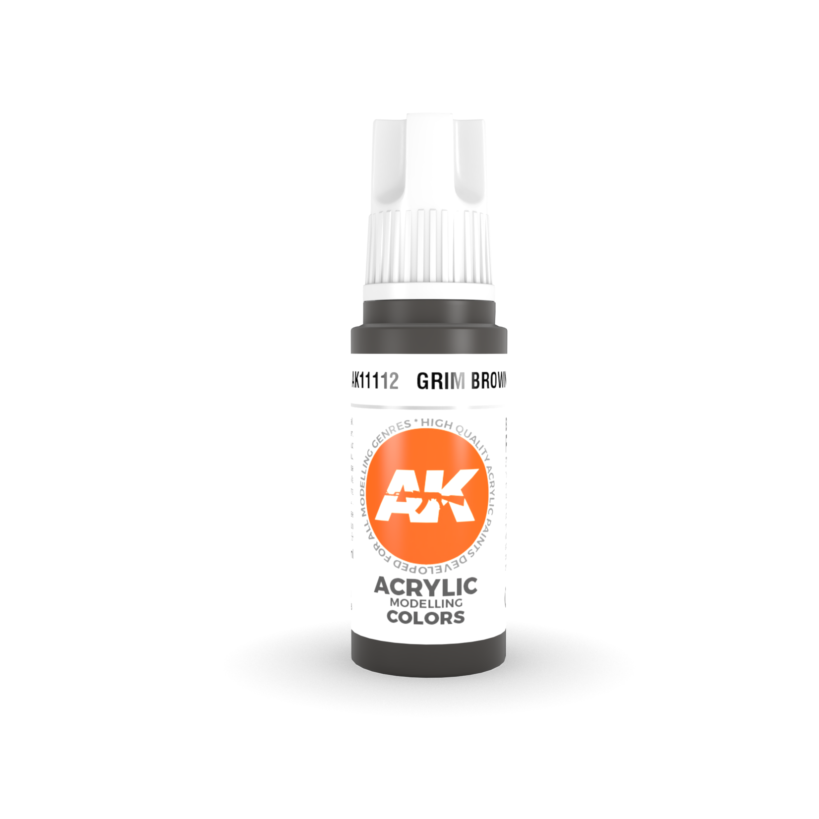 AK Interactive AK 3rd Gen Acrylics: Grim Brown (17ml)