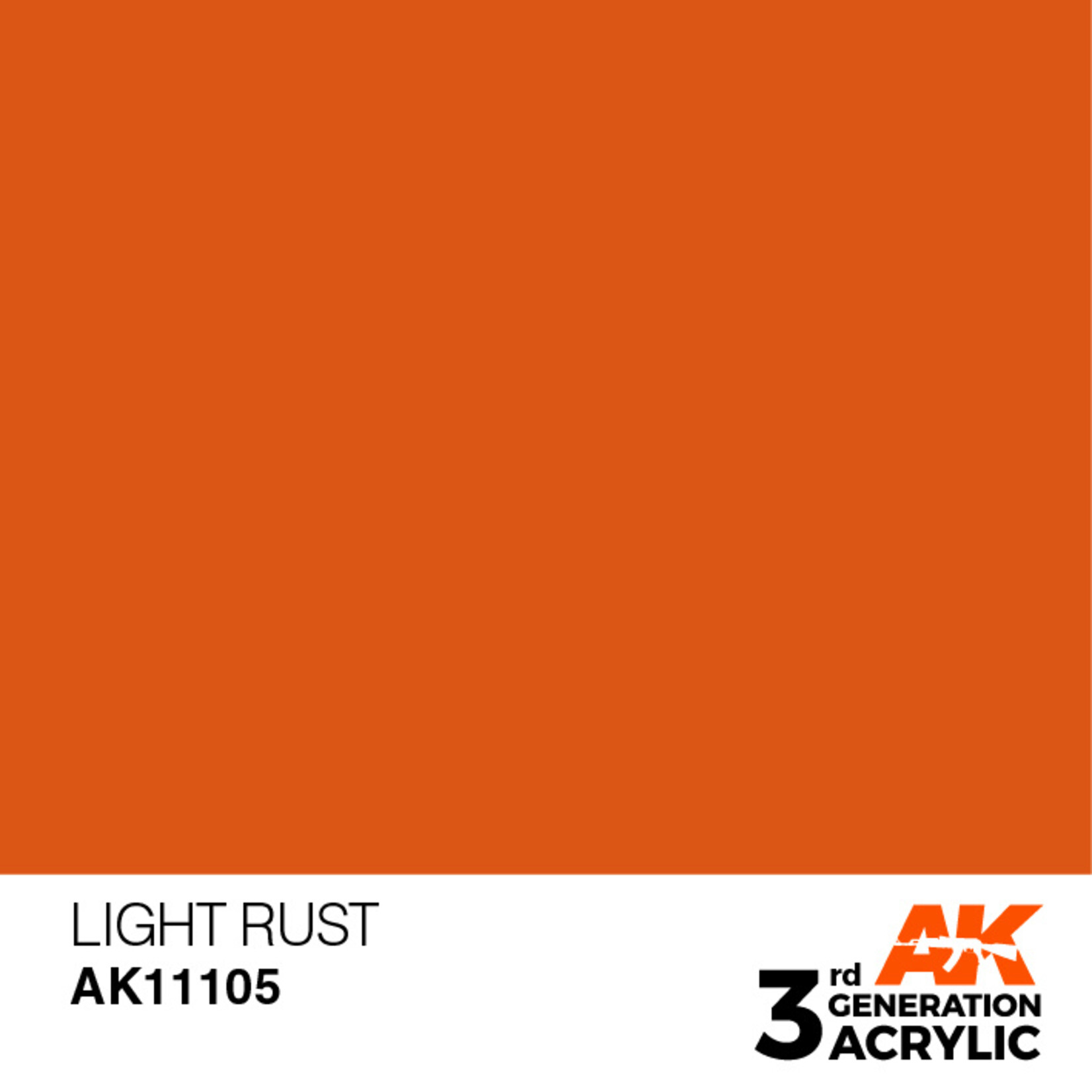 AK Interactive AK 3rd Gen Acrylics: Light Rust (17ml)