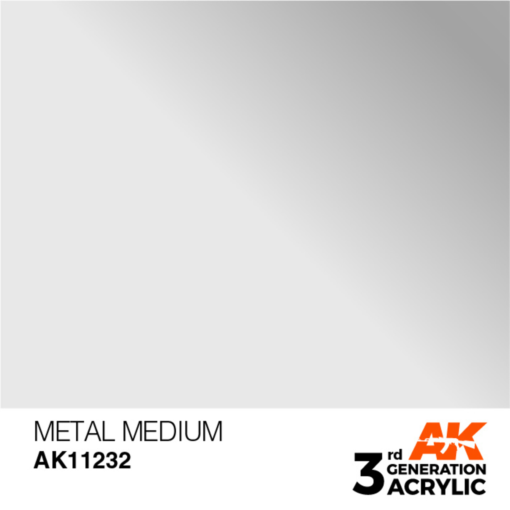 AK Interactive AK 3rd Gen Acrylics: Metal Medium (17ml)