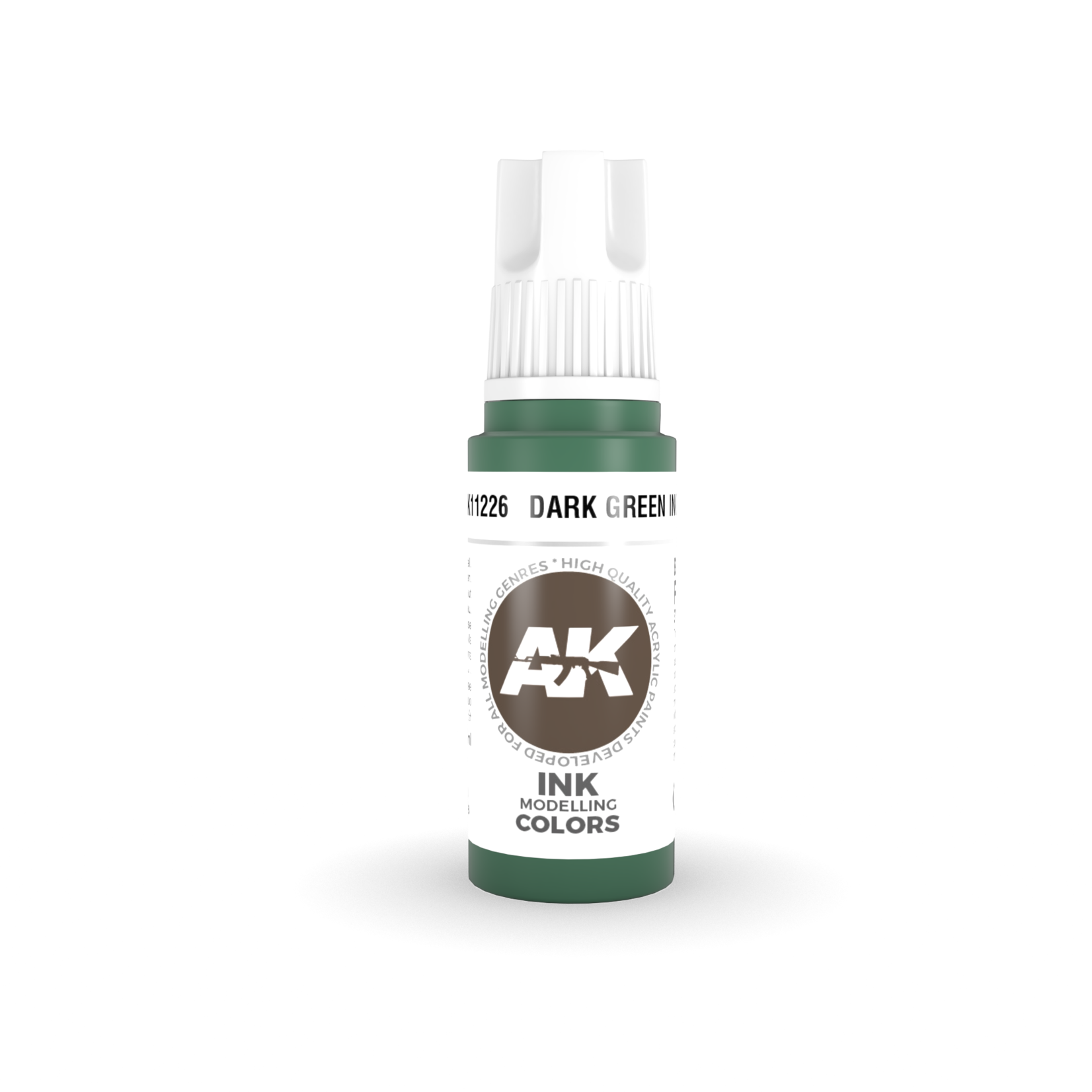 AK Interactive AK 3rd Gen Acrylics: Dark Green INK (17ml)