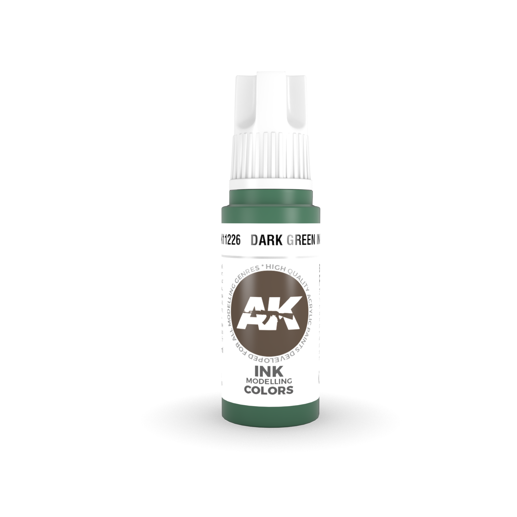 AK Interactive AK 3rd Gen Acrylics: Dark Green INK (17ml) **