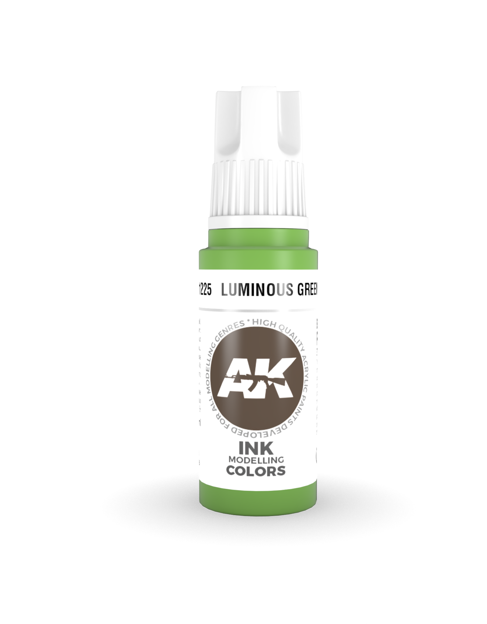 AK Interactive AK 3rd Gen Acrylics: Luminous Green INK (17ml)