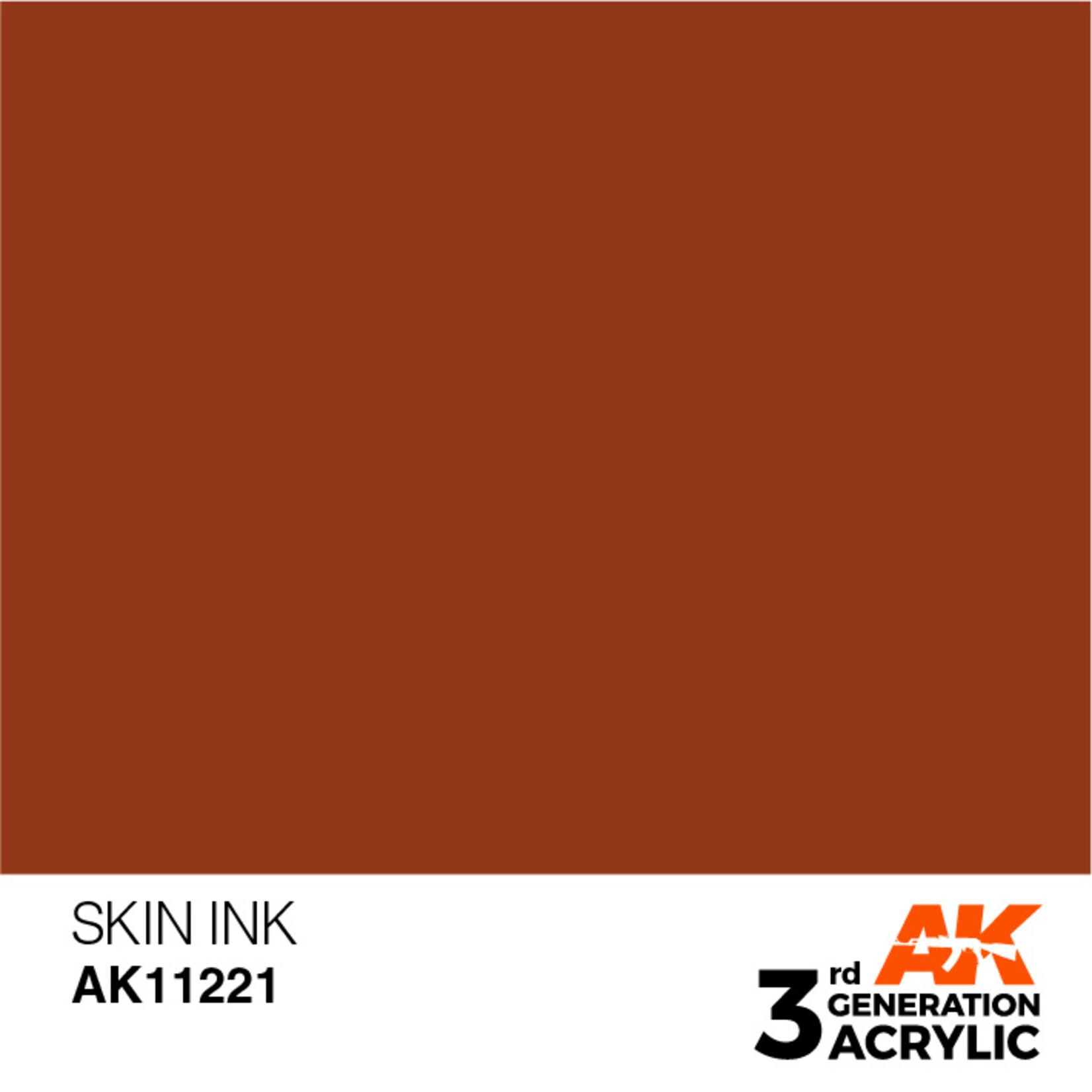 AK Interactive AK 3rd Gen Acrylics: Skin INK (17ml)