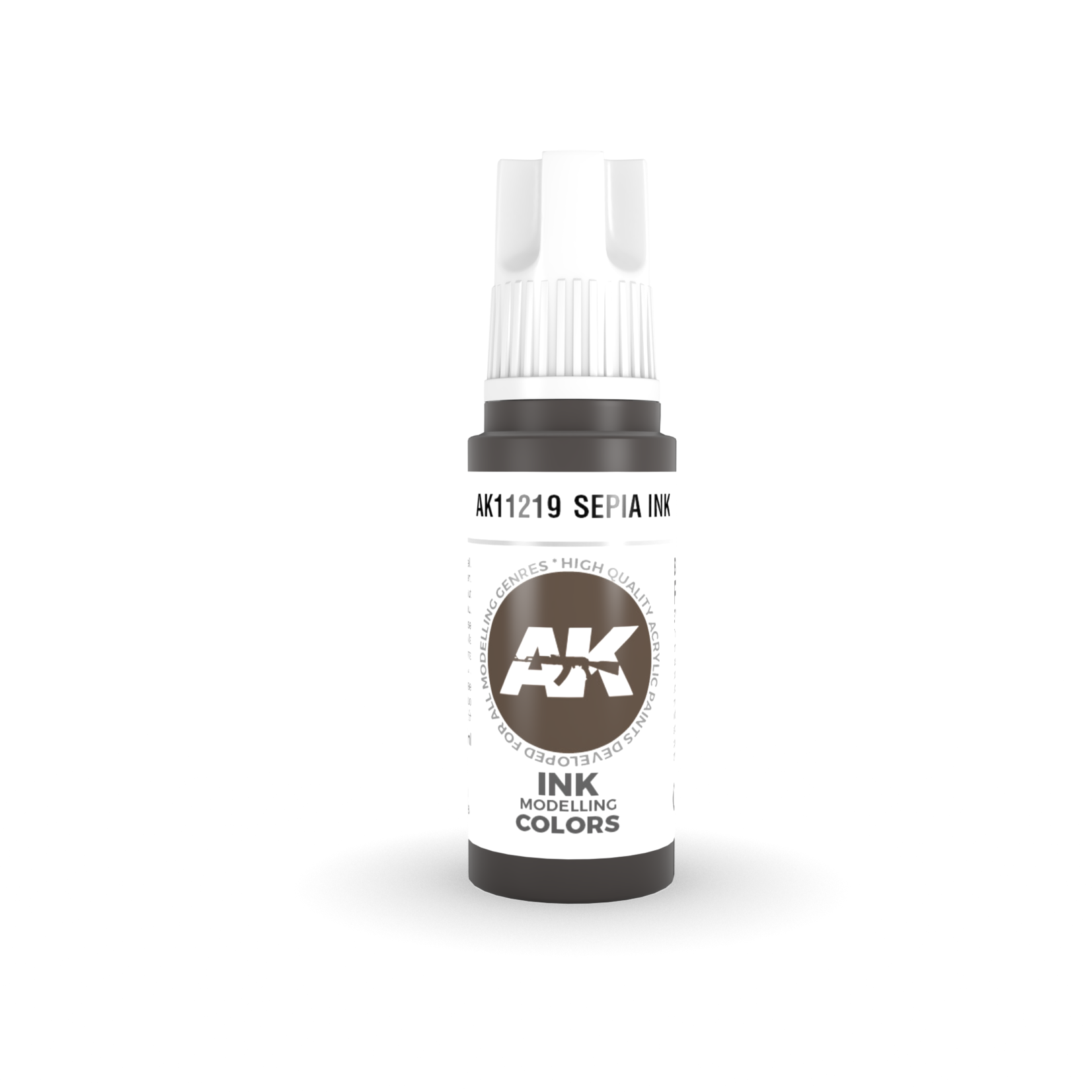 AK Interactive AK 3rd Gen Acrylics: Sepia INK (17ml)