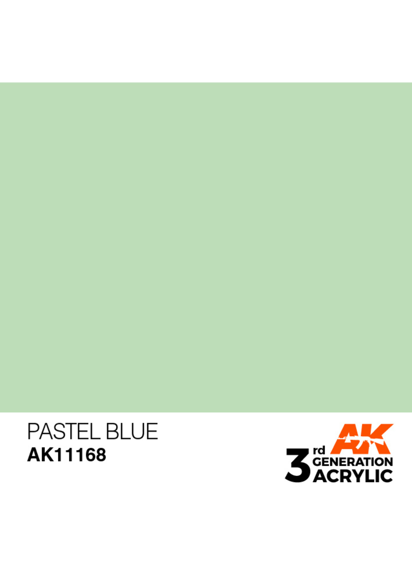 AK Interactive AK 3rd Gen Acrylics: Pastel Blue (17ml)