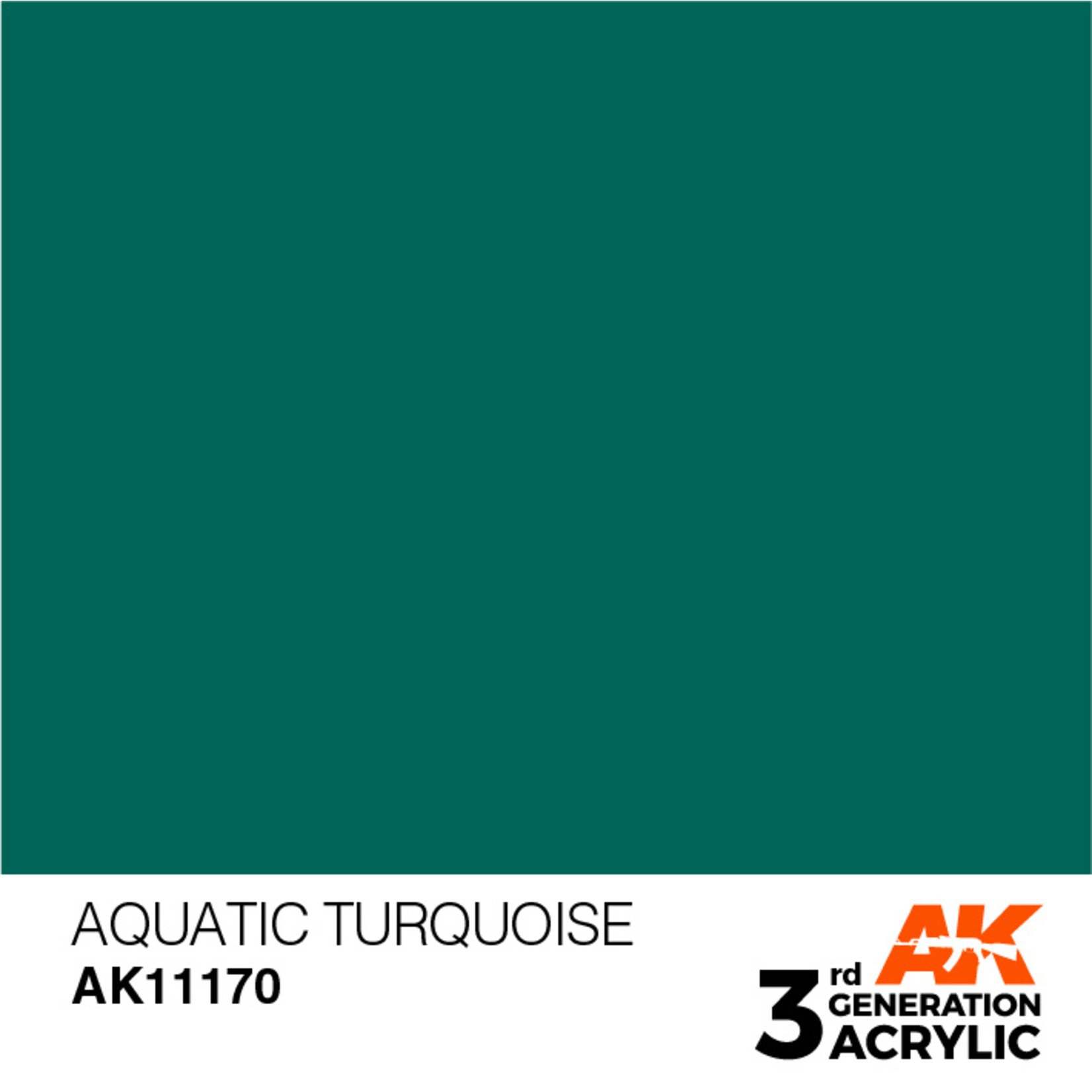 AK Interactive AK 3rd Gen Acrylics: Aquatic Turquoise (17ml)