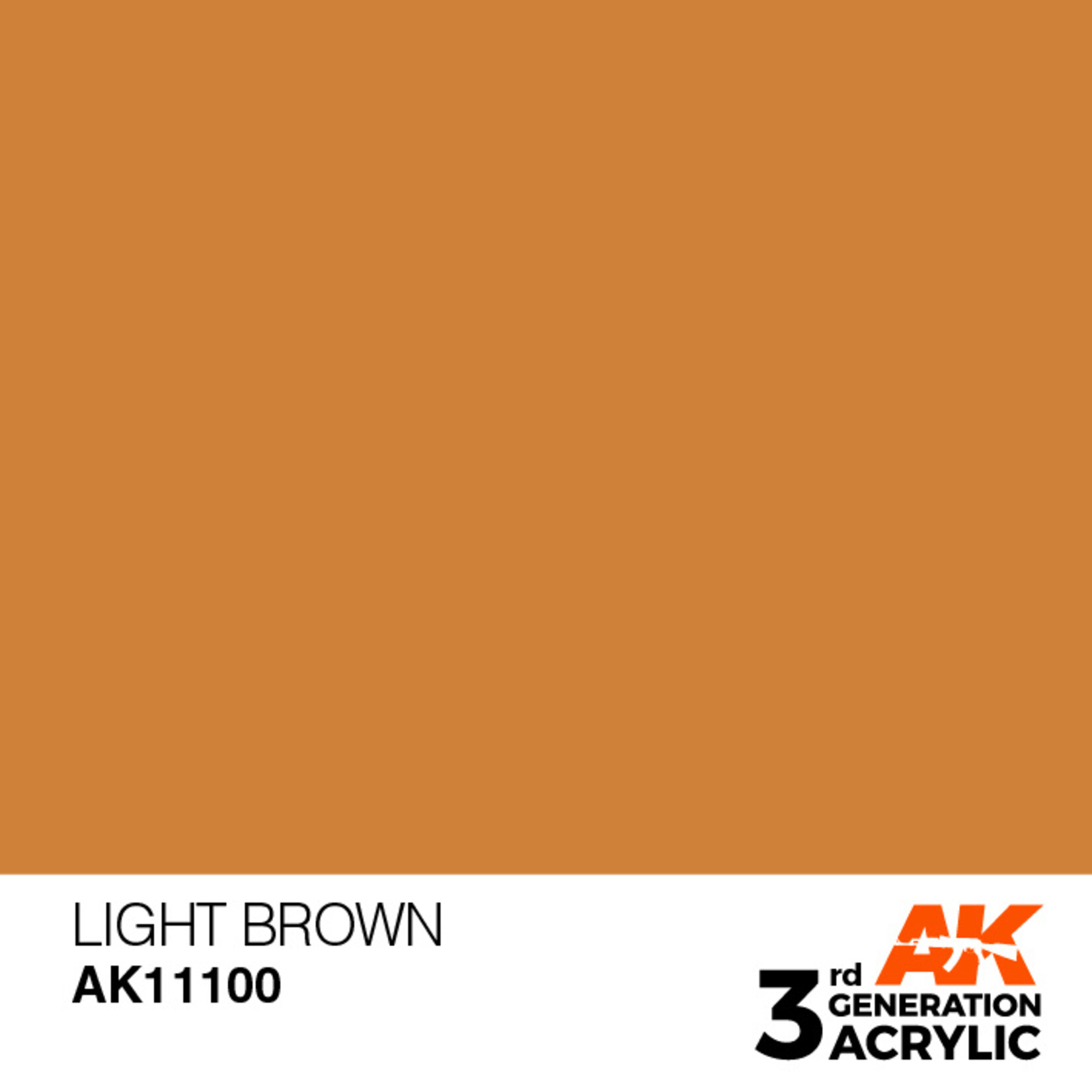 AK Interactive AK 3rd Gen Acrylics: Light Brown (17ml)