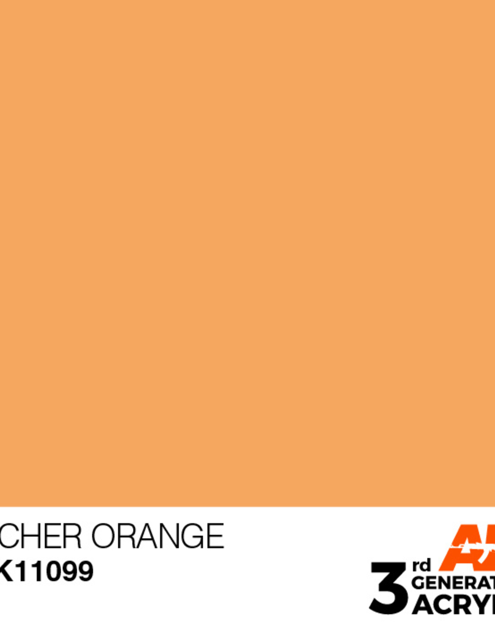 AK Interactive AK 3rd Gen Acrylics: Ocher Orange (17ml)