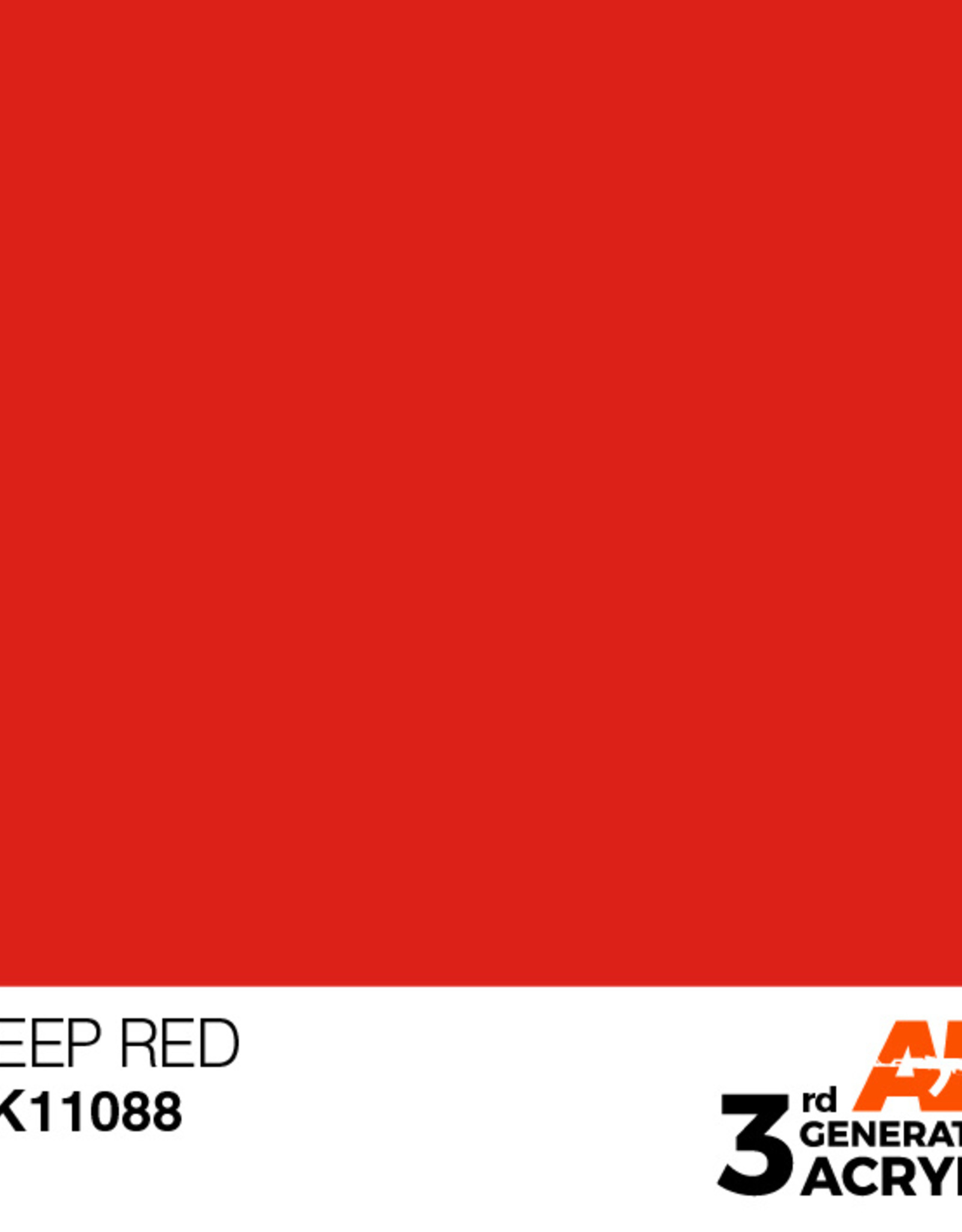AK Interactive AK 3rd Gen Acrylics: Deep Red (17ml)