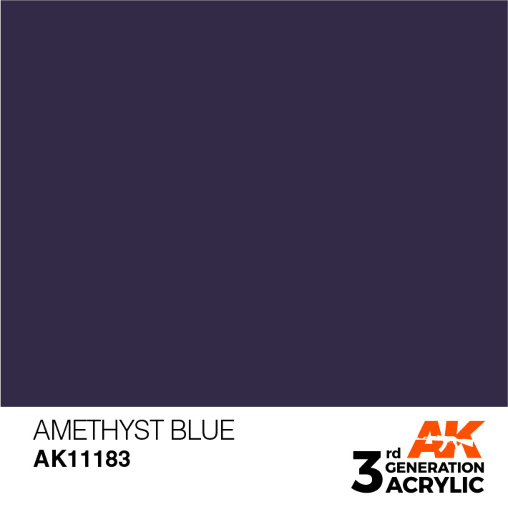 AK Interactive AK 3rd Gen Acrylics: Amethyst Blue (17ml)