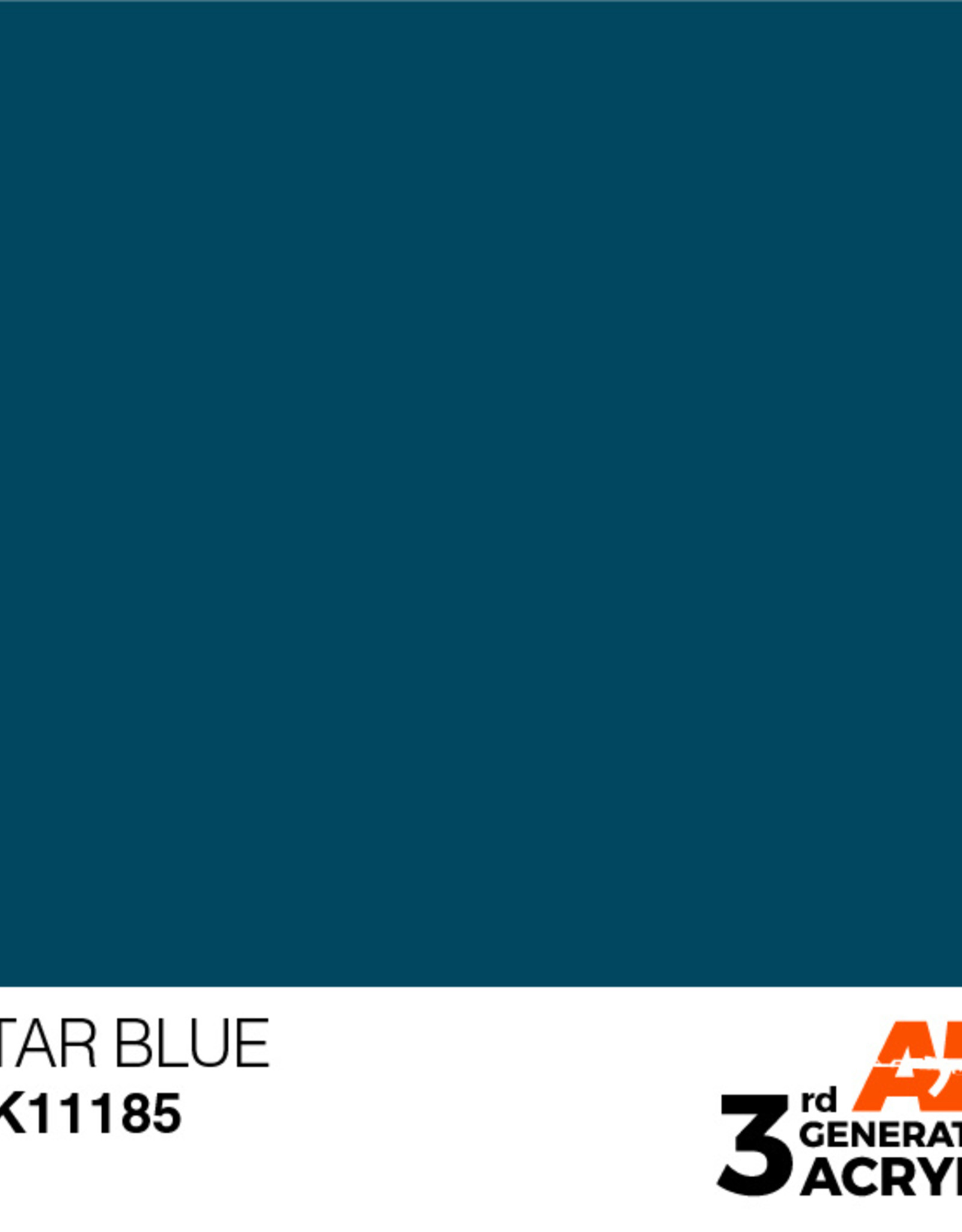 AK Interactive AK 3rd Gen Acrylics: Star Blue (17ml)