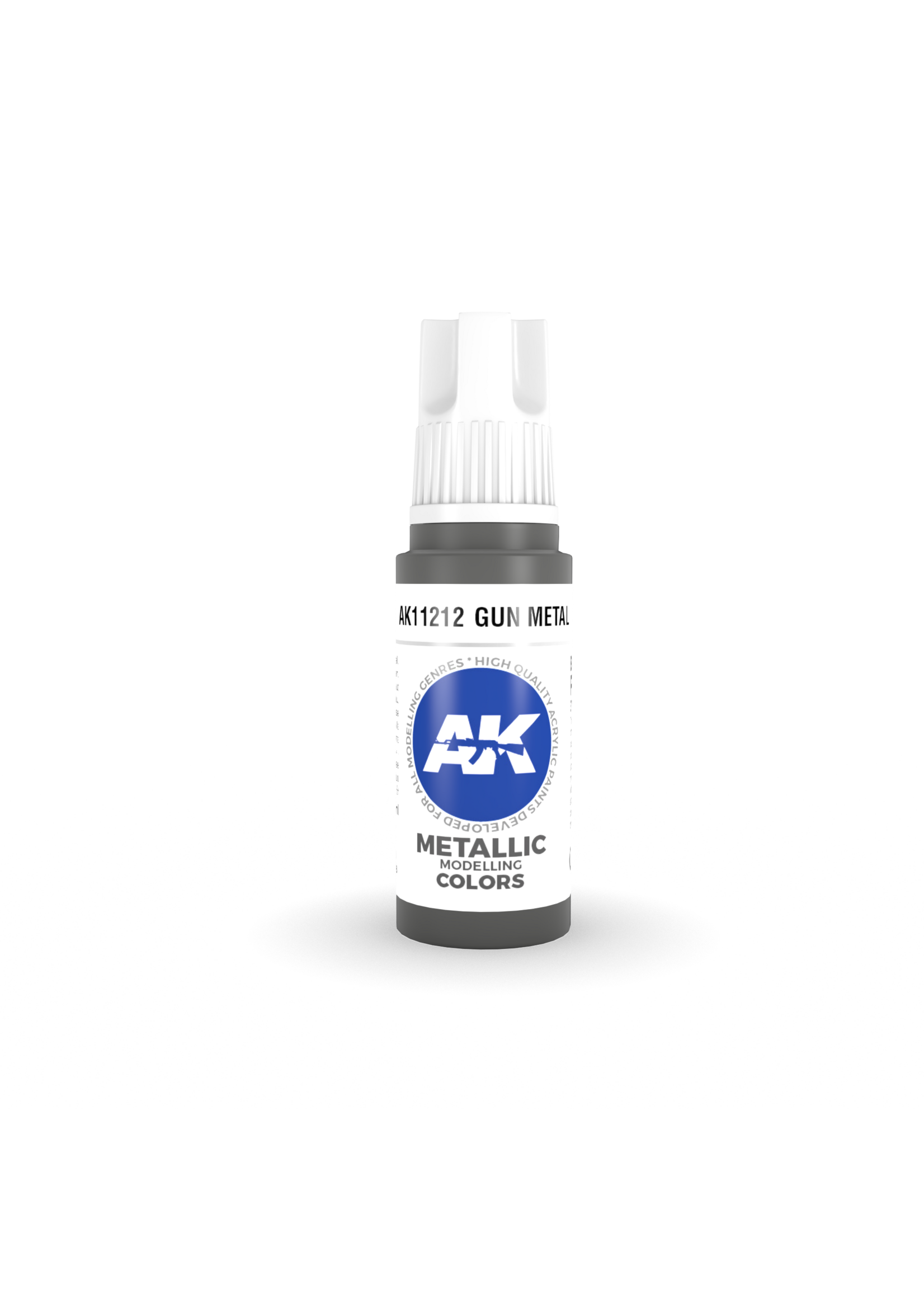 AK Interactive AK 3rd Gen Acrylics: Gun Metal (17ml)