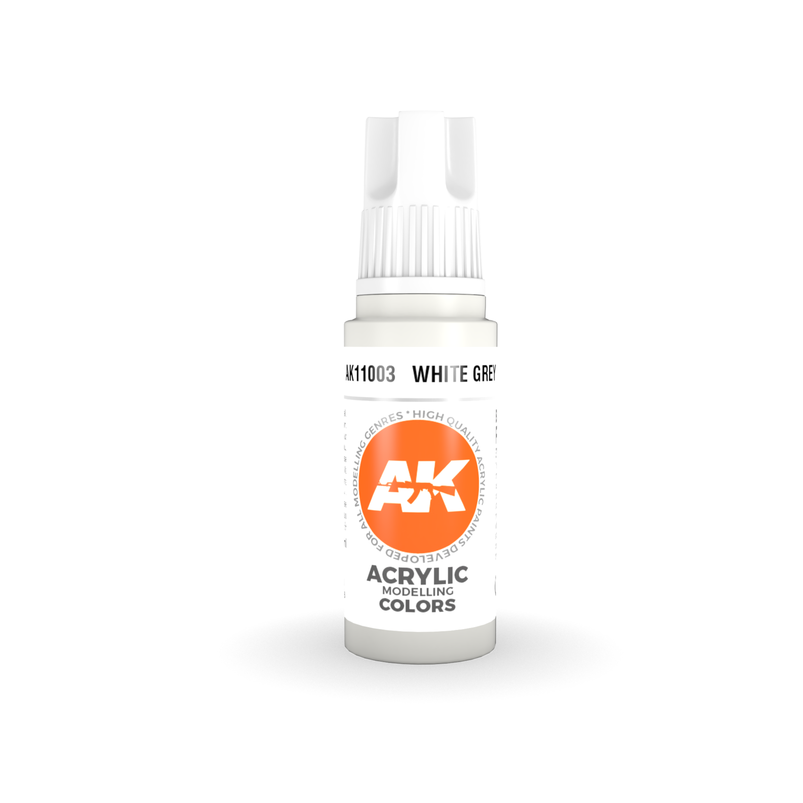 AK Interactive AK 3rd Gen Acrylics: White Grey (17ml)