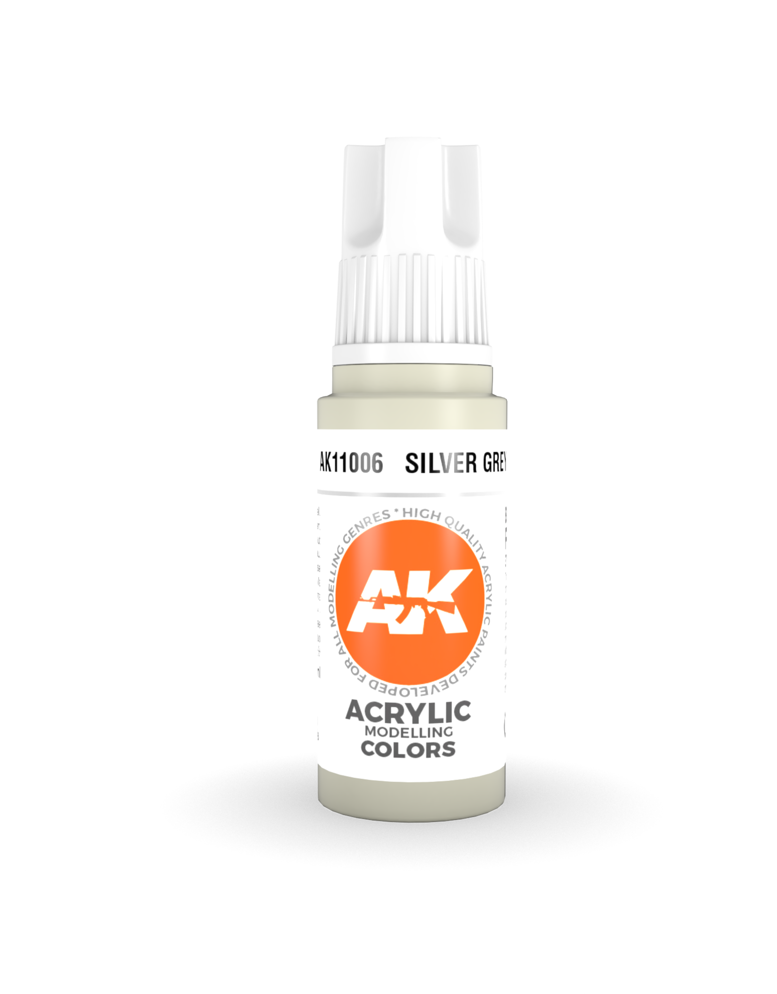 AK Interactive AK 3rd Gen Acrylics: Silver Grey (17ml)