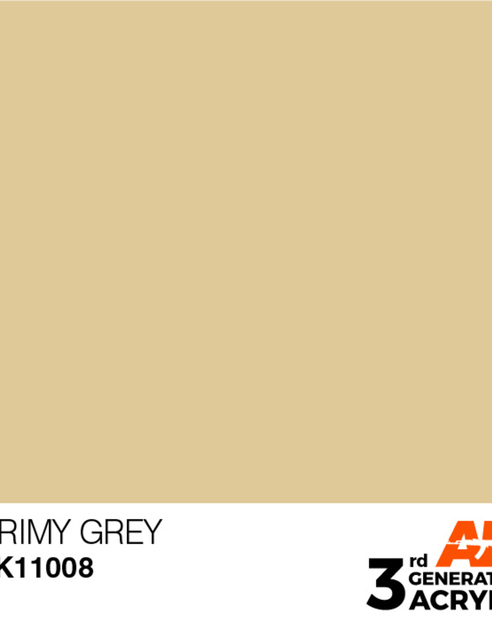 AK Interactive AK 3rd Gen Acrylics: Grimy Grey (17ml)