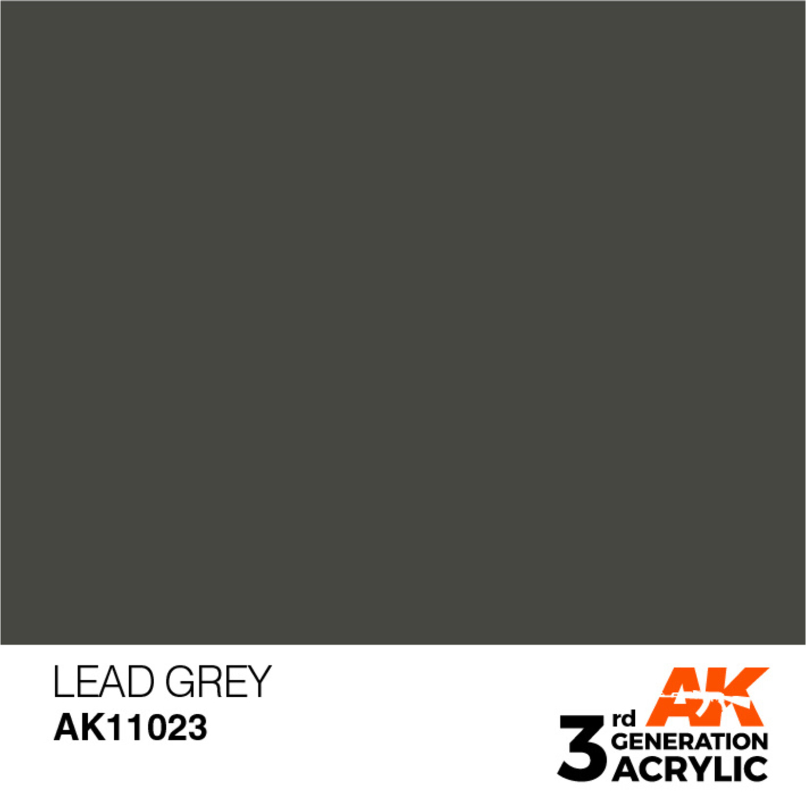 AK Interactive AK 3rd Gen Acrylics: Lead Grey (17ml)