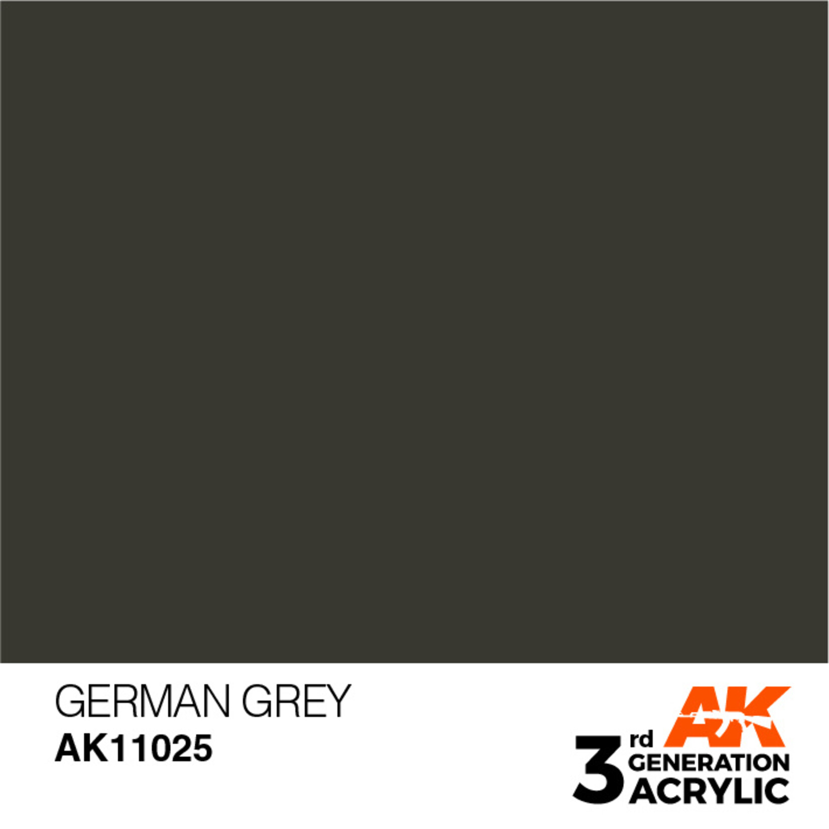 AK Interactive AK 3rd Gen Acrylics: German Grey (17ml)