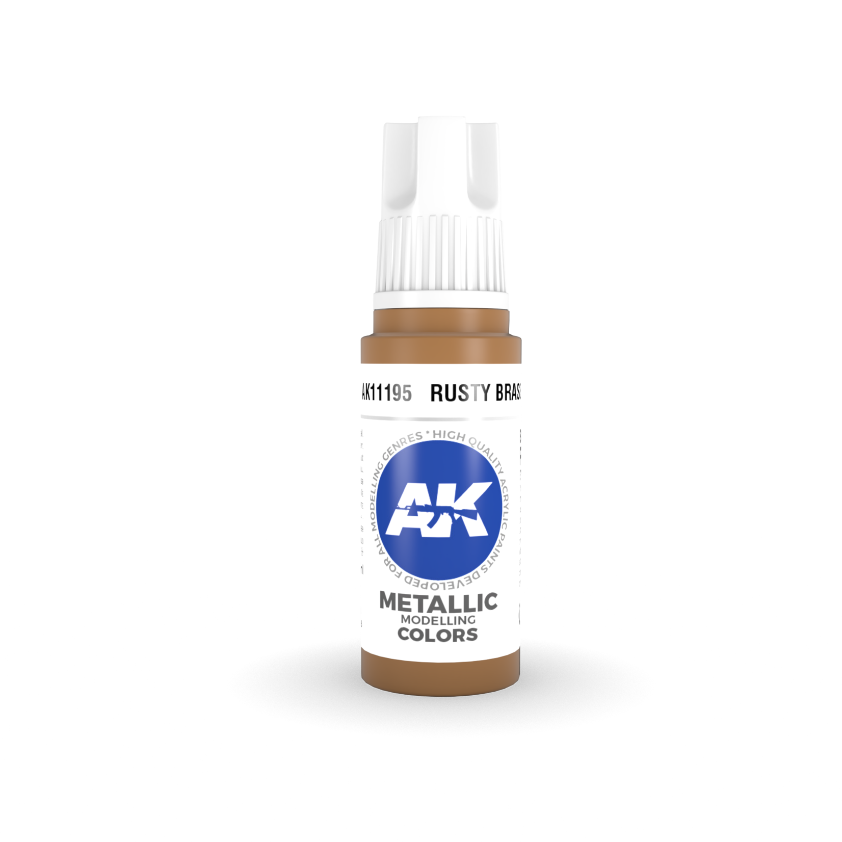 AK Interactive AK 3rd Gen Acrylics: Rusty Brass (17ml)