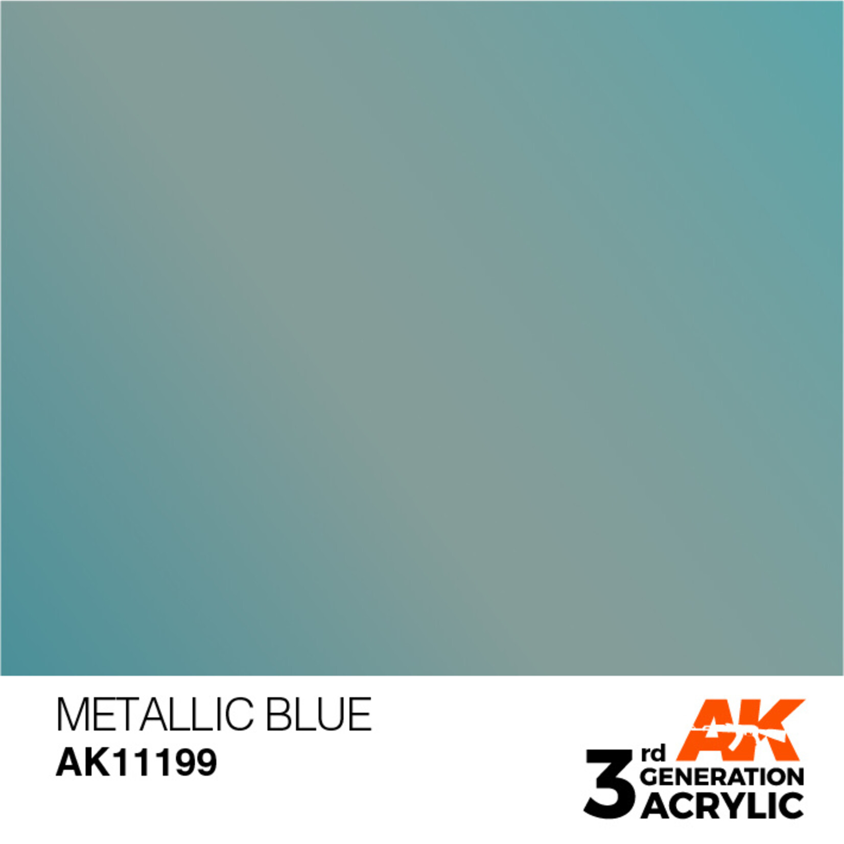 AK Interactive AK 3rd Gen Acrylics: Metallic Blue (17ml)