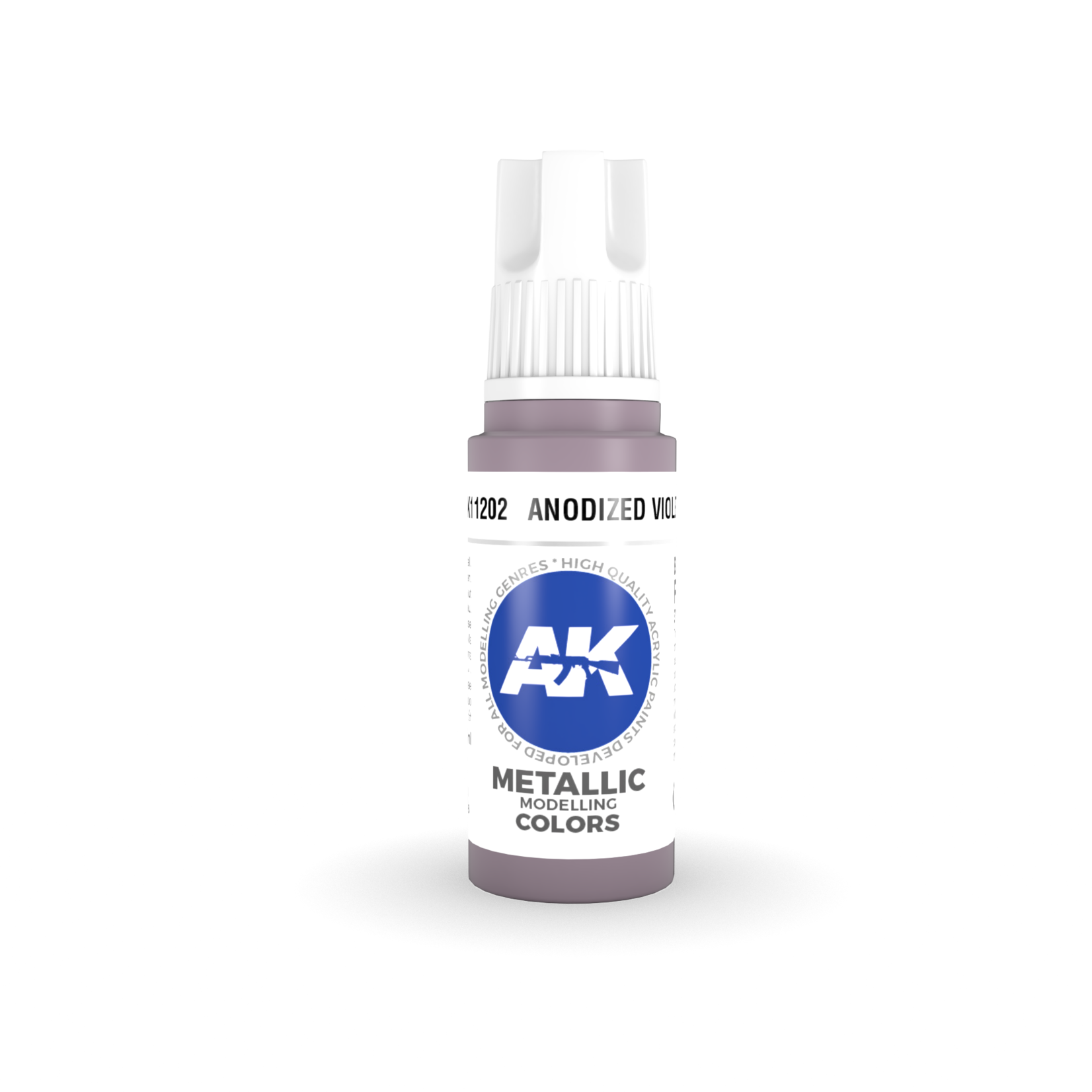 AK Interactive AK 3rd Gen Acrylics: Anodized Violet (17ml)