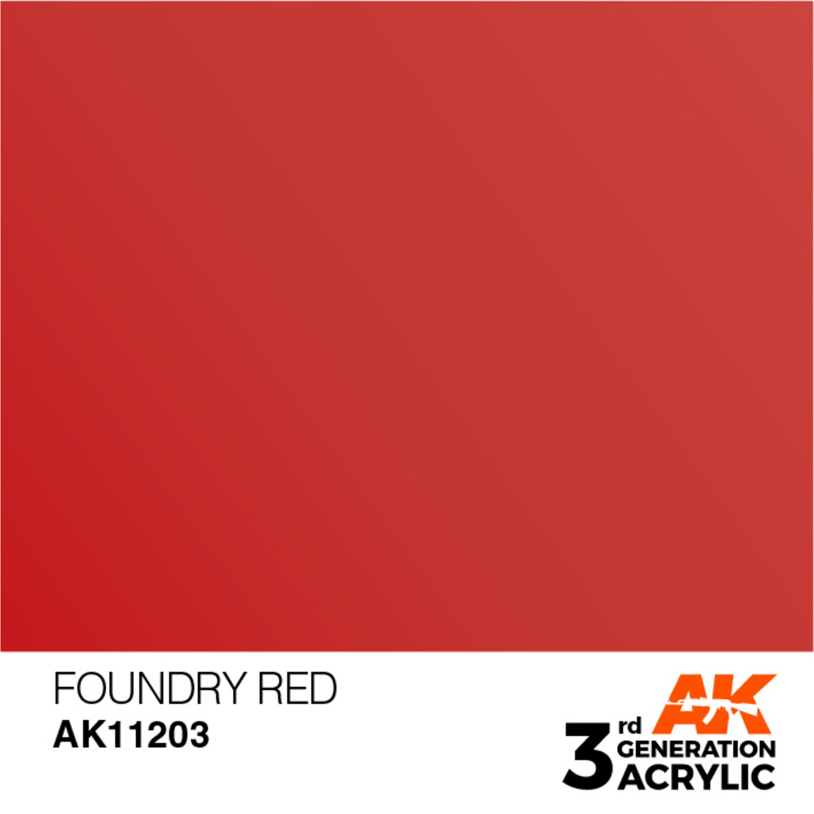 AK Interactive AK 3rd Gen Acrylics: Foundry Red (17ml)