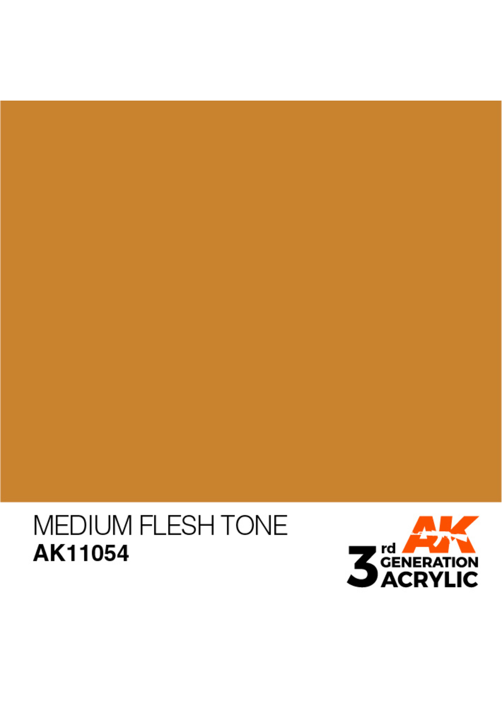 AK Interactive AK 3rd Gen Acrylics: Medium Flesh Tone (17ml)