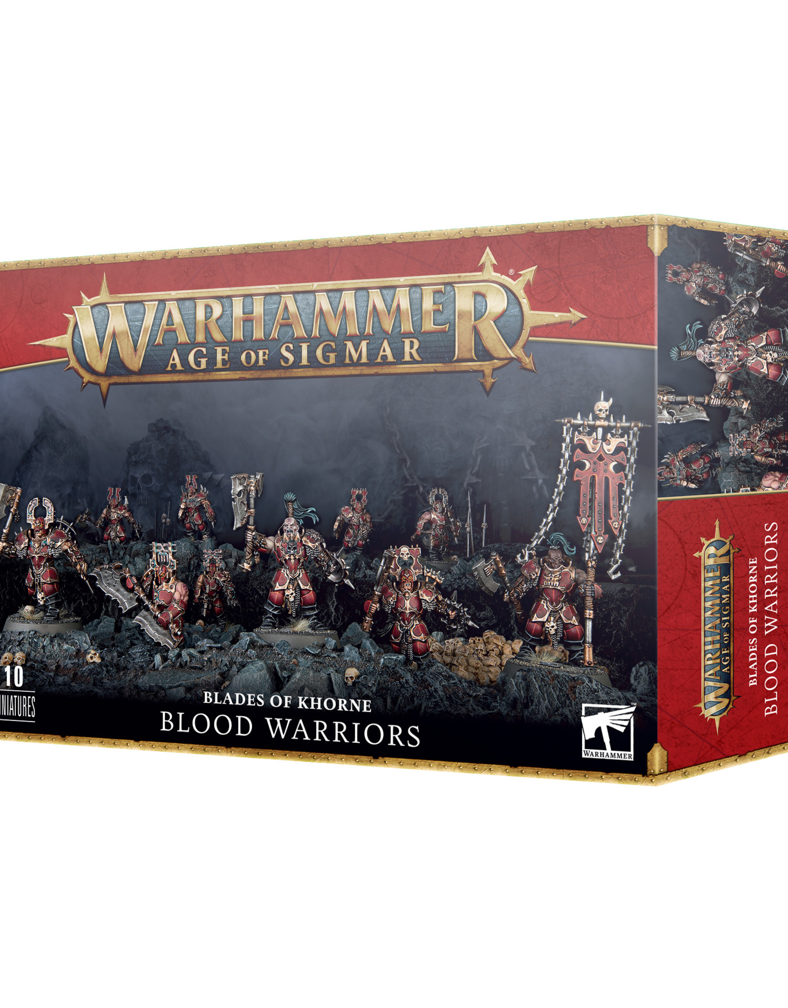 Games Workshop &ndash; 3 Schiacciasangue Demoni Di Khorne &ndash; Warhammer Age Of Sigmar &ndash; Da Montare E Dipingere