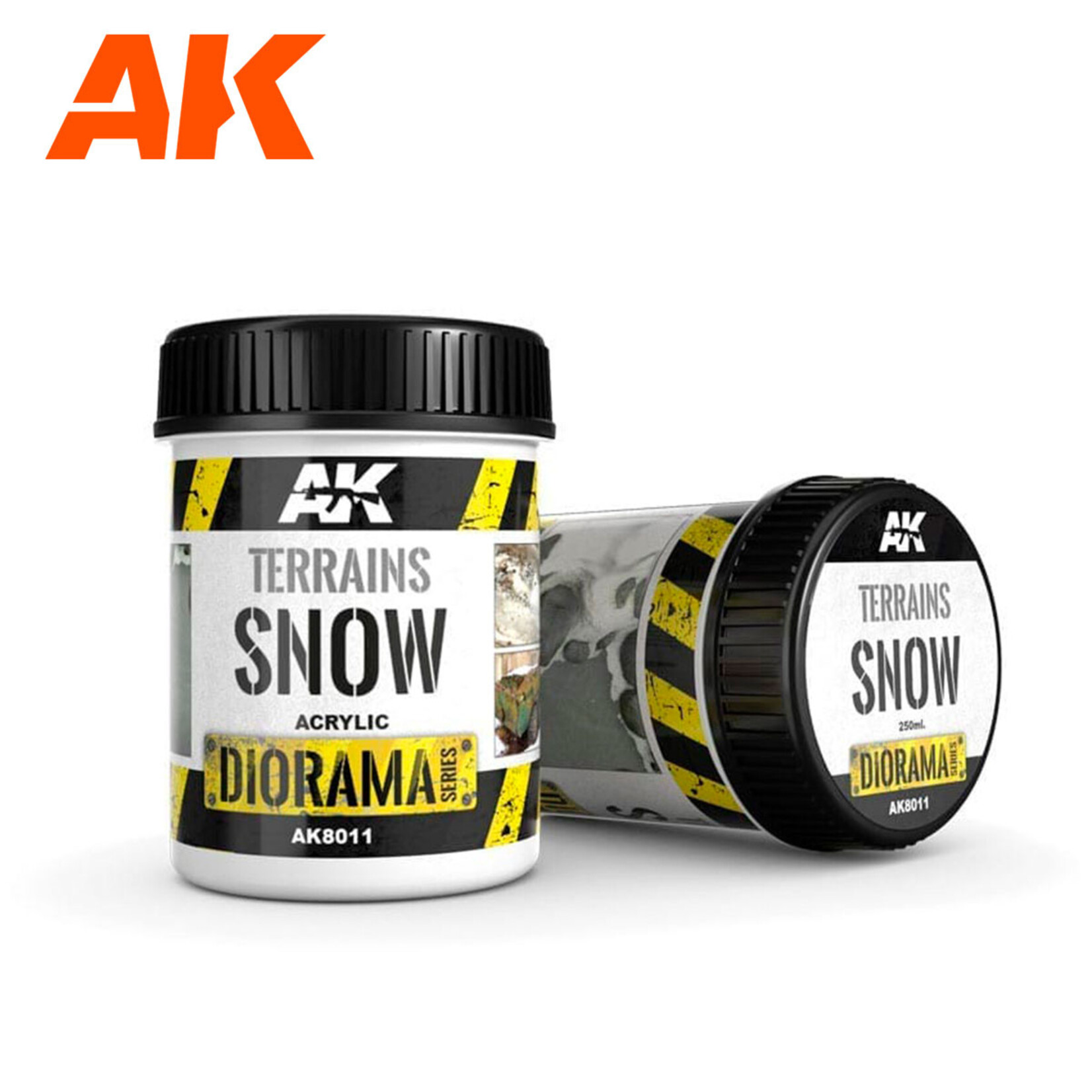 AK Interactive AK Terrains Snow Texture (250ml)