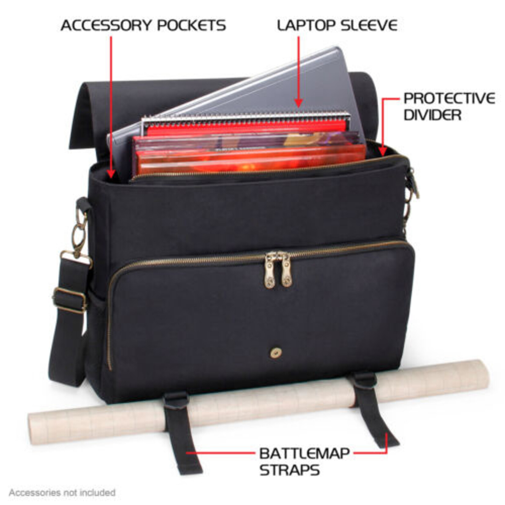 Enhance RPG Messenger Bag Black