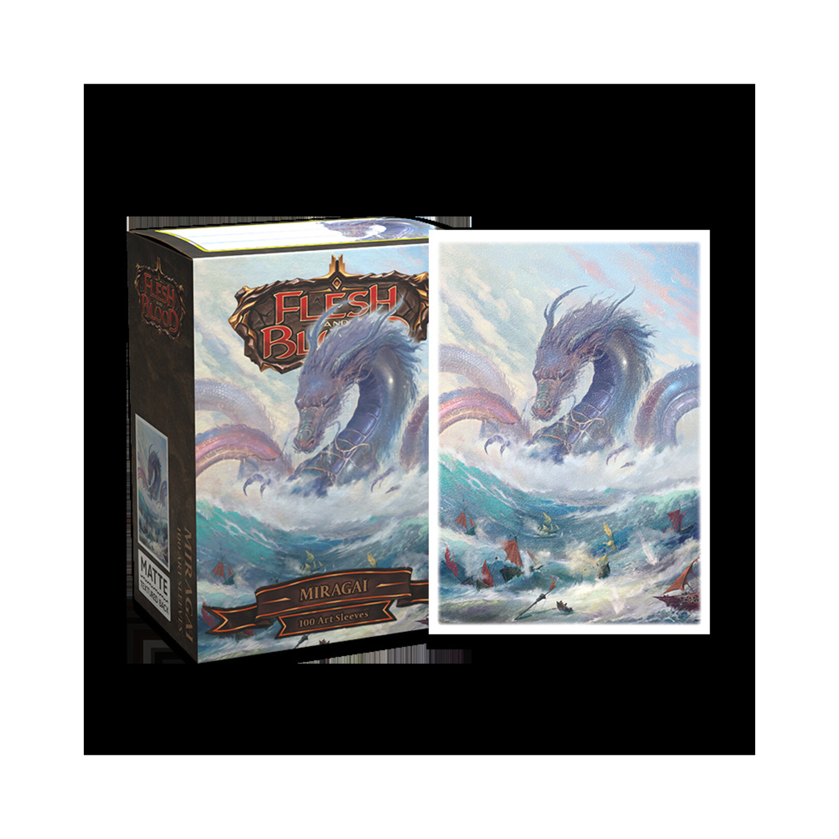 Dragonshield Dragonshield Box 100 Brushed Art Sleeves: FAB Miragai