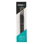 Vallejo Vallejo Brush Set - Starter Set 3/0, 1, 4