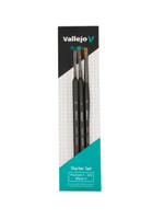 Vallejo Vallejo Brush Set - Starter Set 3/0, 1, 4